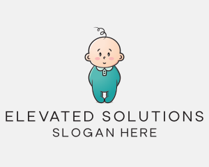 Cute Baby Infant logo design