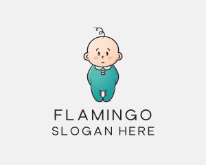Family - Cute Baby Infant logo design