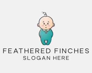 Cute Baby Infant logo design