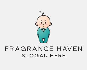 Cute Baby Infant logo design