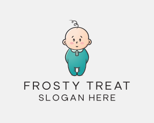 Cute Baby Infant logo design