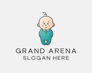 Cute Baby Infant logo design