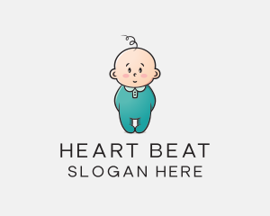 Cute Baby Infant logo design