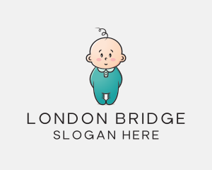 Cute Baby Infant logo design