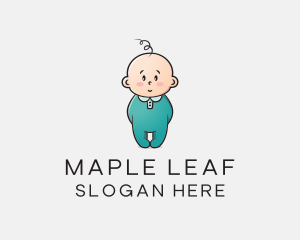 Cute Baby Infant logo design