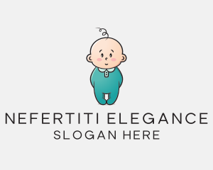 Cute Baby Infant logo design