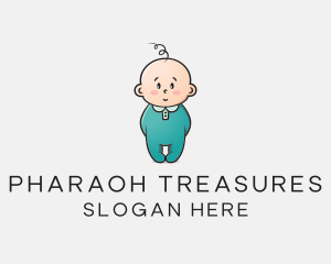 Cute Baby Infant logo design