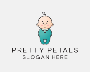 Cute Baby Infant logo design