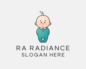 Cute Baby Infant logo design