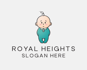 Cute Baby Infant logo design