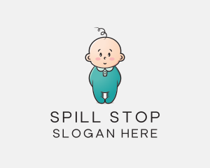 Cute Baby Infant logo design