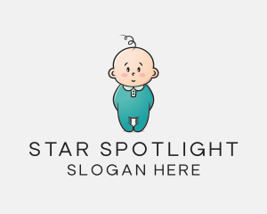 Cute Baby Infant logo design