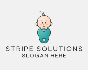 Cute Baby Infant logo design