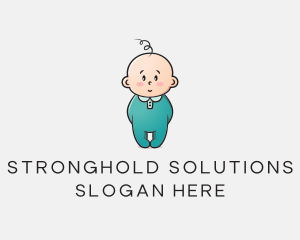 Cute Baby Infant logo design