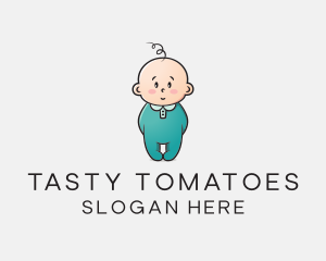 Cute Baby Infant logo design