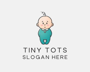 Cute Baby Infant logo design