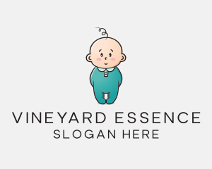 Cute Baby Infant logo design