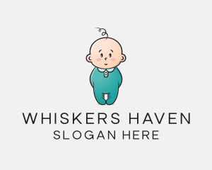 Cute Baby Infant logo design