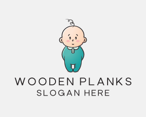 Cute Baby Infant logo design