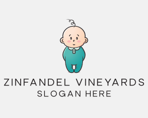 Cute Baby Infant logo design