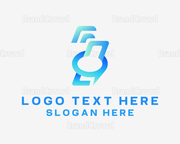 Mobile Messaging App Logo