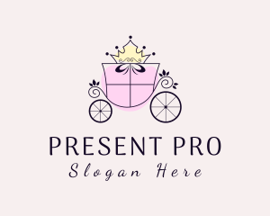 Gift Chariot Wheel logo design