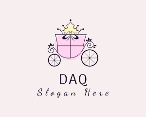 Ribbon - Gift Chariot Wheel logo design