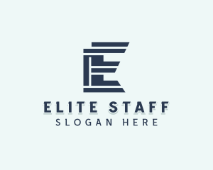 Agency Firm Letter E logo design