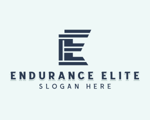 Agency Firm Letter E logo design