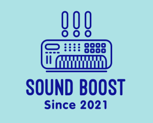 Amplifier - Sound System Amplifier logo design