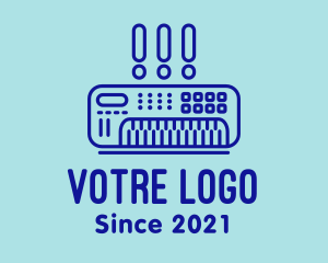 Machinery - Sound System Amplifier logo design