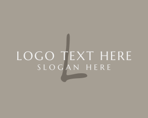 Elegant - Handwritten Elegant Fashion logo design