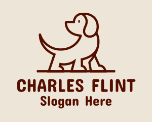 Brown Puppy Dog Pet  Logo