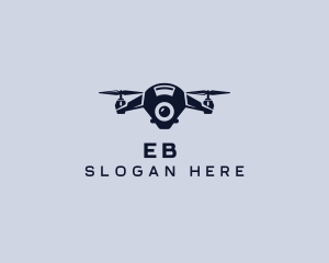 Aerial Surveillance Drone Logo