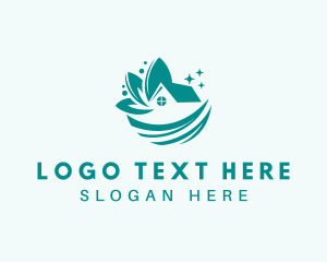 Clean - Housekeeper Eco Cleaning logo design