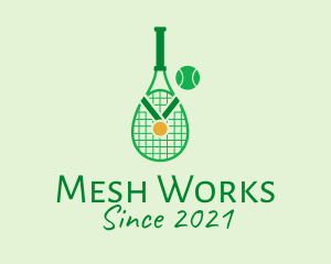 Tennis Tournament Medal  logo design