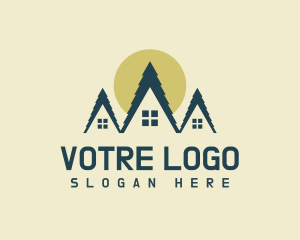 Roofing - Rural House Roofing logo design