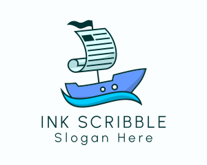 Article - Sailing Boat Newspaper logo design