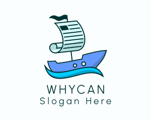Seaman - Sailing Boat Newspaper logo design