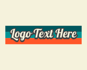 Hipster - Retro Hipster Company logo design