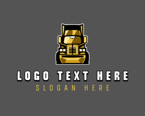 Moving Company - Trucking Logistics Delivery logo design