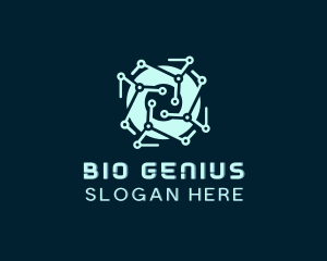 Biotechnology - Science Biotech Letter O logo design