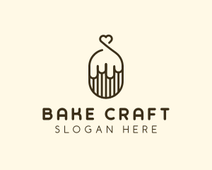 Icing Muffin Pastry logo design