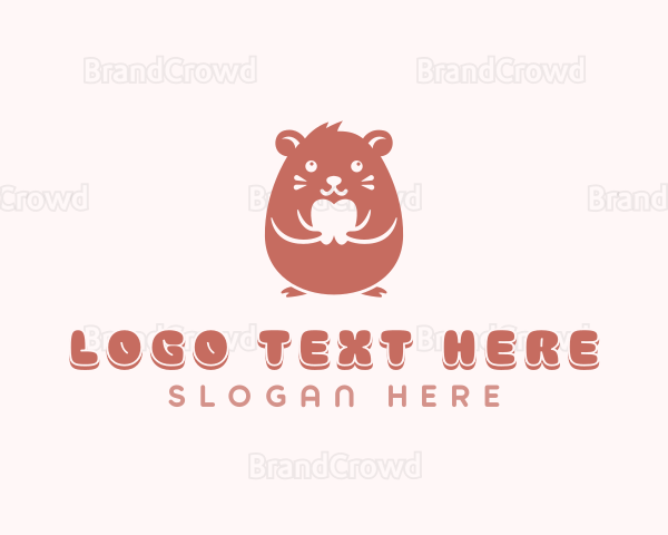 Dental Tooth Hamster Logo