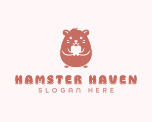 Hamster - Dental Tooth Hamster logo design