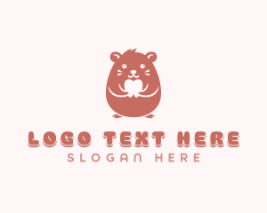 Pediatric - Dental Tooth Hamster logo design
