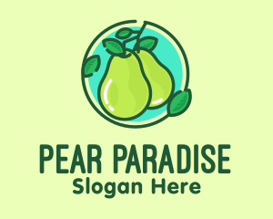 Pear - Fresh Pear Fruit logo design