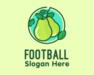 Market - Fresh Pear Fruit logo design