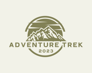Trekking - Mountain Hills Trekking logo design