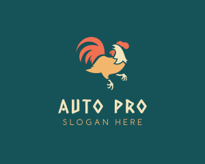 Roast - Poultry Fowl Rooster logo design